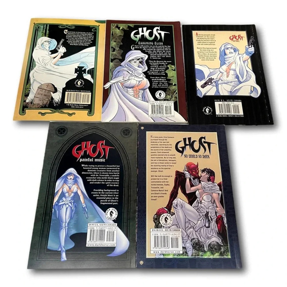 Ghost  Dark Horse Lot 5 Omnibus Books Manga Nocturnes Exhuming Painful TPB Book - Picture 2 of 8